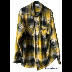 Columbia fleece lined flannel, xxl.